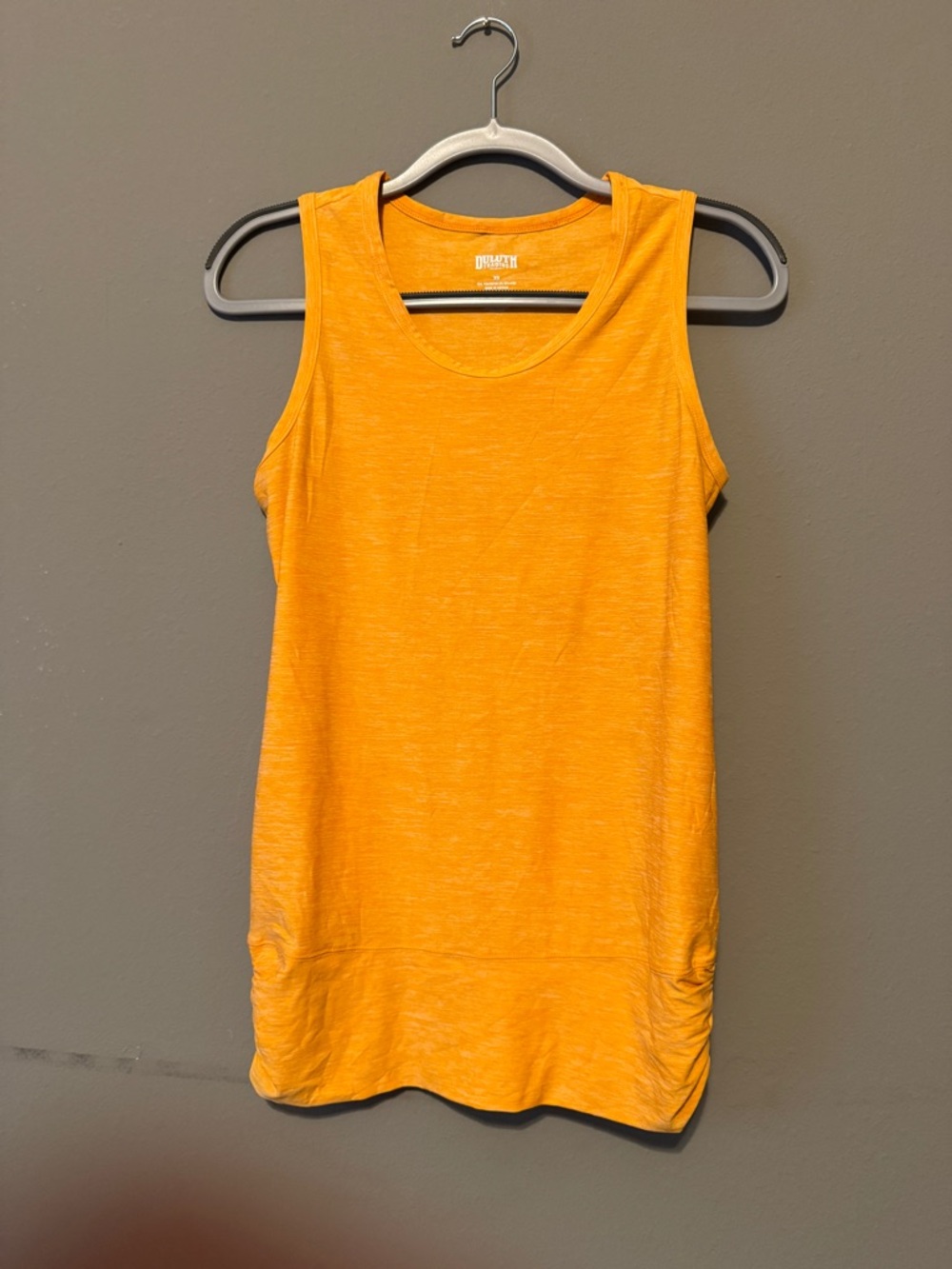 Duluth Trading Co Orange Scoop Neck Tank